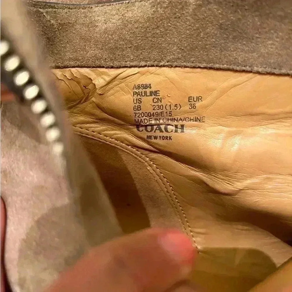 Coach Boots Size 6 - Picture 5 of 12